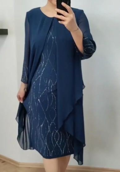 【S-5XL】🌷🔥2024 noua rochie din sifon la moda