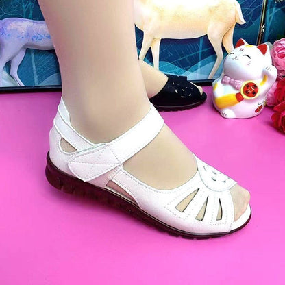 【35-41】Sandale cu velcro cu slip-on de stil nou pentru persoane de vârstă mijlocie și în vârstă