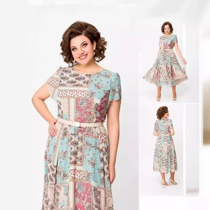 【S-5XL】2024 Rochie confortabilă imprimată nouă