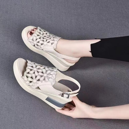 【35-40】Sandale cu cizmă cu talpă moale și talpă moale retro