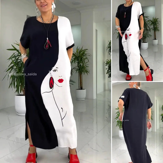 【S-3XL】🥰🔥Rochie la modă din bumbac pur respirabil