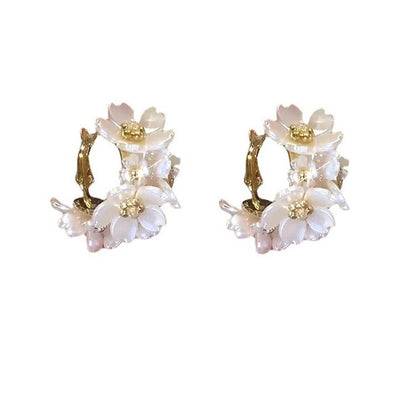 ✨【Cumpărați 1 obțineți 1 gratuit】Cercei din argint S925 Zirconia Flower S925