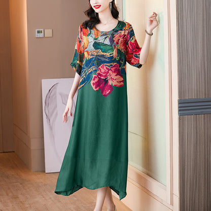 👗【M-5XL】Rochie elegantă imprimată