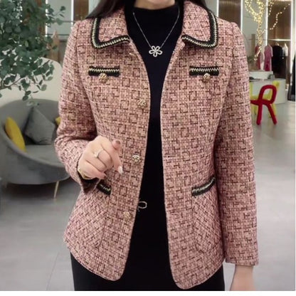 💖💥【M-4XL】Jachetă nouă de costum de damă cu rever de toamnă și iarnă