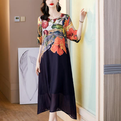 👗【M-5XL】Rochie elegantă imprimată