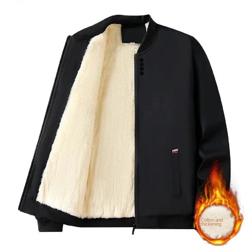 【M-4XL】Jachetă casual de catifea pentru bărbați de toamnă și iarnă