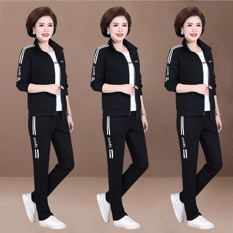 【M-5XL】2023 toamna si iarna nou costum sport casual set din doua piese [Top + pantaloni]