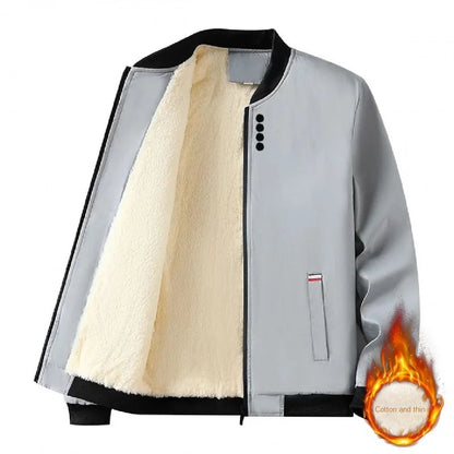 【M-4XL】Jachetă casual de catifea pentru bărbați de toamnă și iarnă